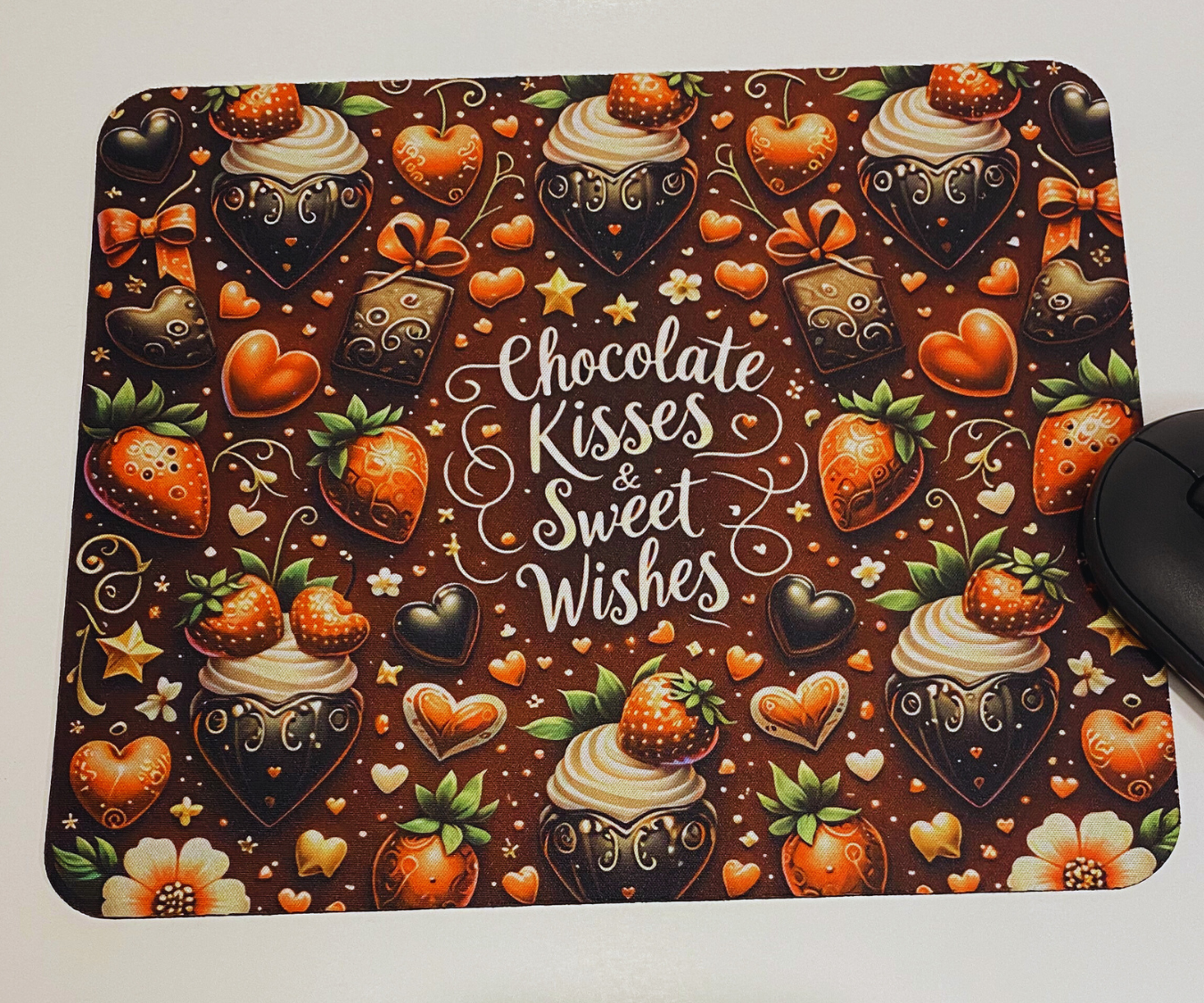CHOCOLATE KISSES MOUSE PAD