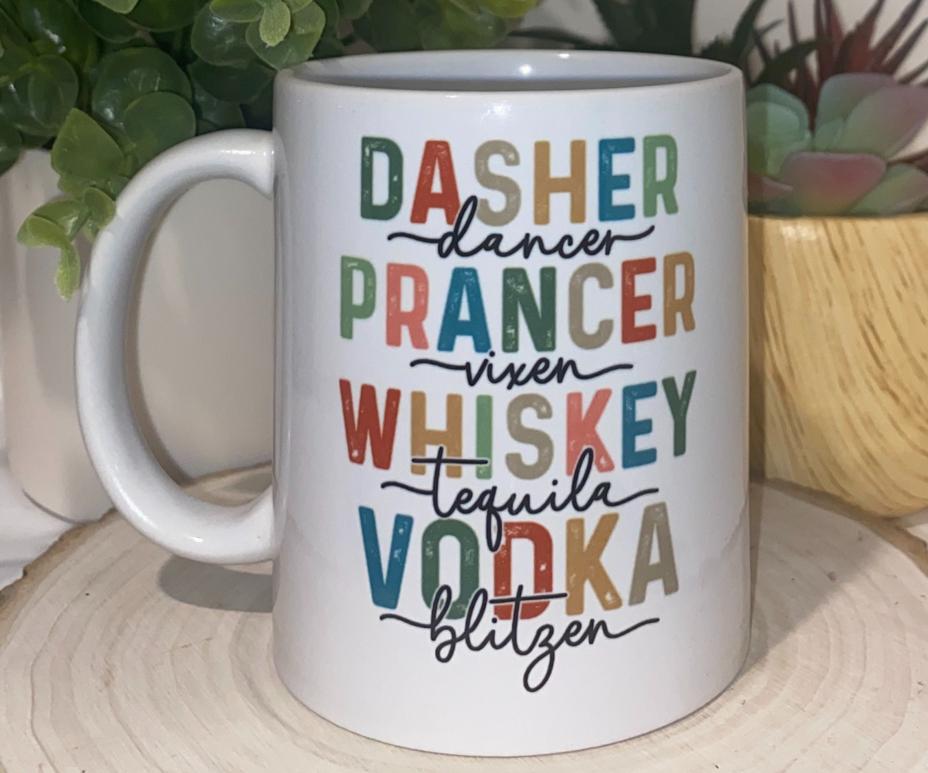 DEER AND DRINKS 11 OZ MUG