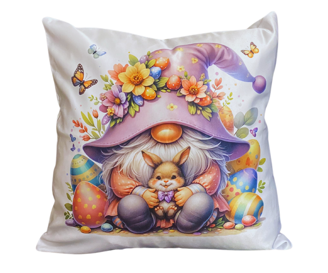 EASTER GNOME 16" PILLOW COVER