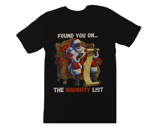 NAUGHTY LIST T-SHIRT