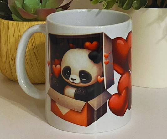 PANDA LOVE 11 OZ MUG [VALENTINE'S DAY]