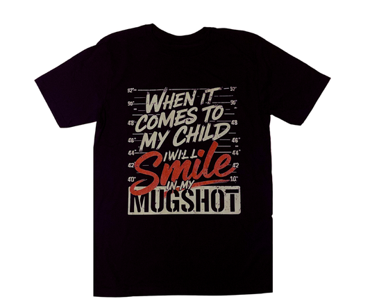 SMILE IN MY MUGSHOT T-SHIRT