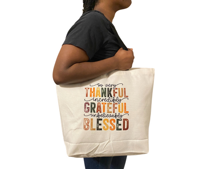 THANKFUL TOTE BAG [THANKSGIVING]