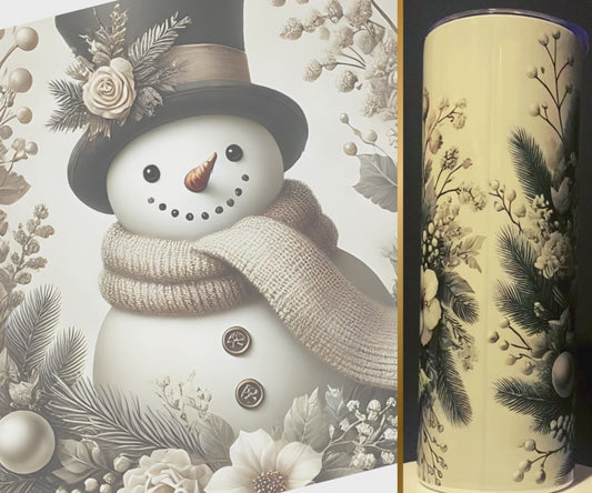 SNOWMAN 20 OZ TUMBLER [CHRISTMAS]