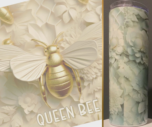 QUEEN BEE 20 OZ TUMBLER